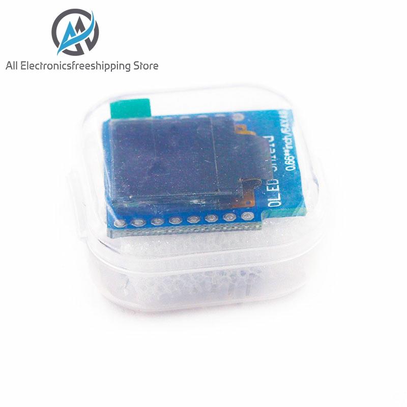 0,66 дюймовый oled-дисплей модуль для WEMOS D1 MINI ESP32 модуль AVR STM32 64x48 0,66 