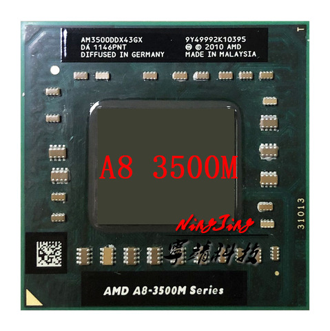 AMD A8-Series A8 3500M 1,5 ГГц четырехъядерный четырехпоточный процессор AM3500DDX43GX разъем FS1 ► Фото 1/1
