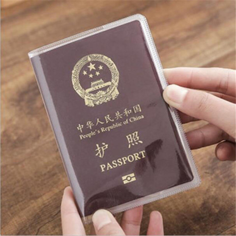 Дорожный Водонепроницаемый чехол-бумажник для паспорта, прозрачный ПВХ ID держатель для карт s, деловой кредитный держатель для карт чехол ► Фото 1/6