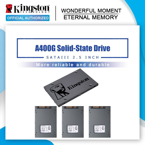 Оригинальный Внутренний твердотельный накопитель Kingston Digital A400 960 ГБ SSD SATA 3 2,5 дюйма HDD жесткий диск HD SSD ноутбук ПК 960G ► Фото 1/6