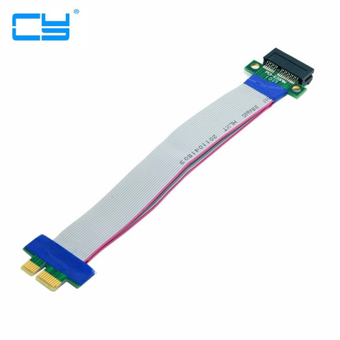 Райзер PCI-E pci Express 1X X1, разъем Райзер, удлинитель карты, гибкий репозиционный кабель 20 см ► Фото 1/5