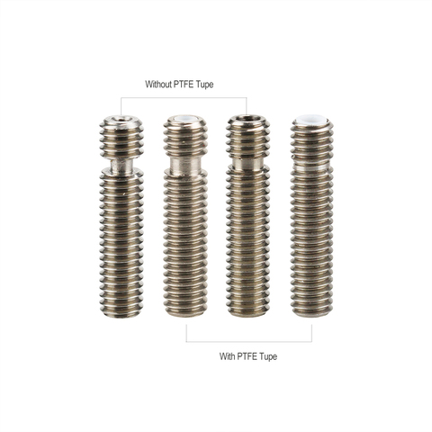 Горловина для 3D-принтера V5 PTFE, трубка MK8 teflonto, горловина MK8, горловина M6x26 для экструдера 3d принтера, hotend 1,75 мм, 3,0 мм, 1 шт. ► Фото 1/5