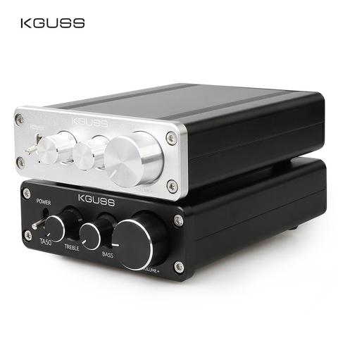 Новый KGUSS TA50 Hifi настольный компьютер динамик высокой мощности чистый цифровой аудио Домашний кинотеатр усилитель NE5532P Выходная мощность 50 В... ► Фото 1/6