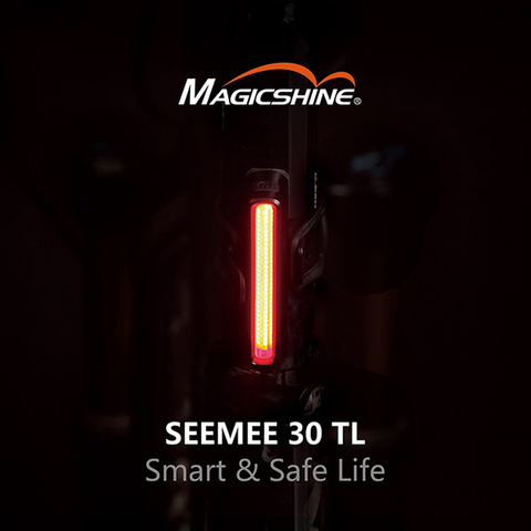 Magicshine SEEMEE 30 велосипедный Смарт авто тормоз зондирования светильник светодиодный зарядка IPx6 Водонепроницаемый велосипедный задний светиль... ► Фото 1/4