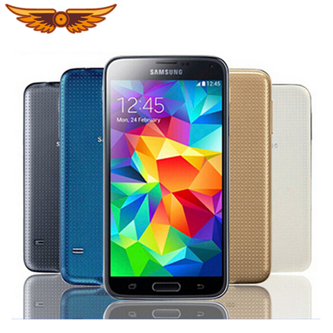 Оригинальный разблокированный Samsung S5 I9600 G900F G900A G900H 5,1 дюймов 2 Гб ОЗУ 16 Гб ПЗУ четырехъядерный 3G и 4G 16 МП GPS Восстановленный телефон ► Фото 1/6