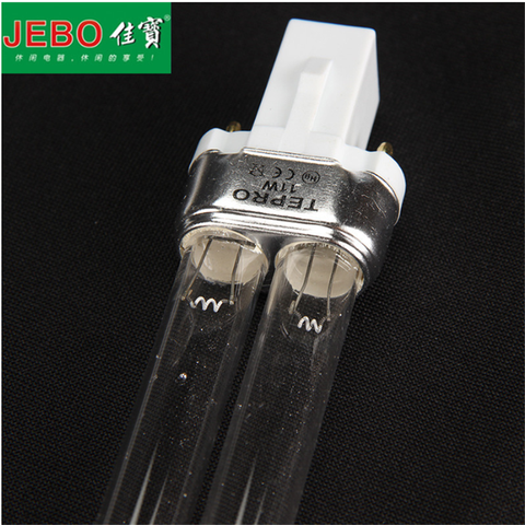 Сменная УФ-стерилизационная светильник ПА JEBO, светодиодная лампа с 2-контактным разъемом G23, линейная двойная лампа, бактерицидная ультрафи... ► Фото 1/5