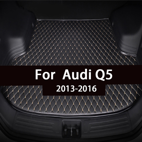 Коврик для багажника автомобиля для Audi Q5 2013 2014 2015 2016 грузового лайнера ковры салонные аксессуары напольные покрытия ► Фото 1/6