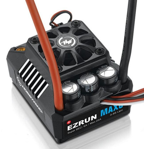 Контроллер скорости Hobbywing EZRUN MAX-6 V3 160A ESC w/ Super BEC T Plug для автомобиля 1/6 ► Фото 1/6