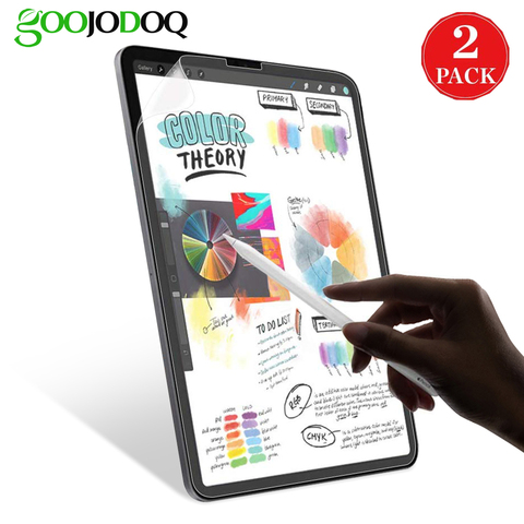 GOOJODOQ как написание на бумаге, Защита экрана для iPad Pro 11 10,5 Air 3 iPad 10,2 2022 iPad Mini 5 Air 4 10,9 как бумага ► Фото 1/6