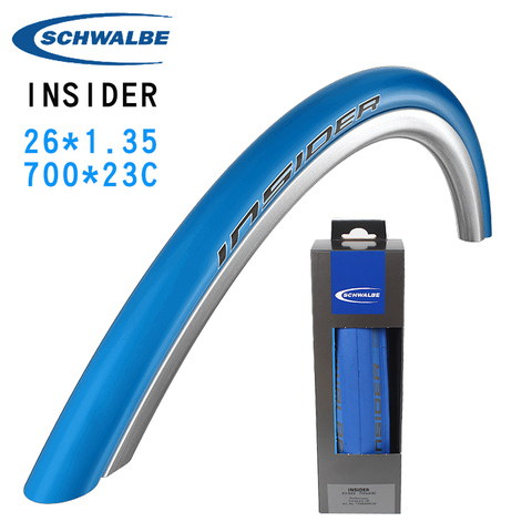 Schwalbe INSIDER Highway Mountain 26 дюймов 700C 700 * 23C велосипедные шины тренировочная платформа специальные складные шины ► Фото 1/6