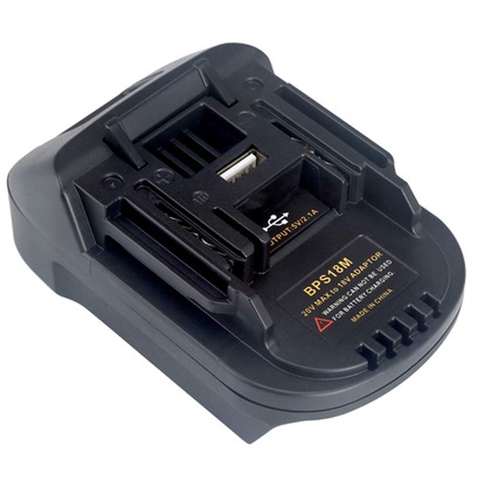 Адаптер аккумулятора инструмента BPS18M для Black & Decker/для кабеля Porter/для батареи Stanley преобразован в замену для Makita BL1830 ► Фото 1/5