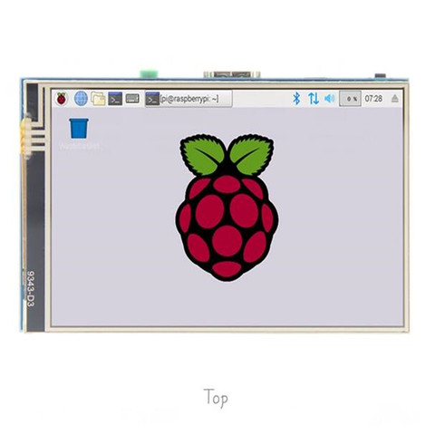4-дюймовый ЖК-Дисплей HDMI экран 4 ''IPS портативный модуль монитора с резистивной сенсорной панелью GPIO 800x480 дисплей Raspberry Pi ► Фото 1/6