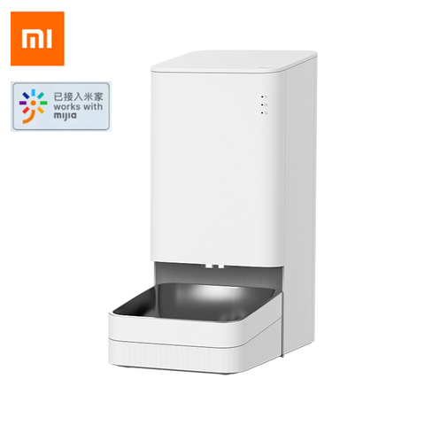 Умный автоматический дозатор пищи для домашних животных Xiaomi Mijia, миска с управлением через приложение, интеллектуальное соединение для кор... ► Фото 1/5