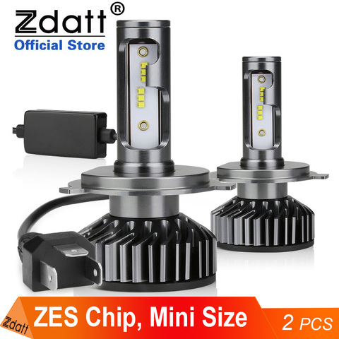 Zdatt h7 led H4 светодиодные лампы H11 H1 9005 9006 Автомобильные лампы 12000LM 100W 6000K 12V H8 H9 HB3 HB4 светодиодный Canbus лампы для автомобилей противотуманная фары ► Фото 1/6