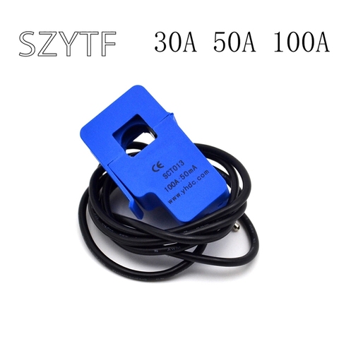 SCT-013-000 YHDC 30A 50A 100A выдвижной трансформатор тока SCT013000 ► Фото 1/6