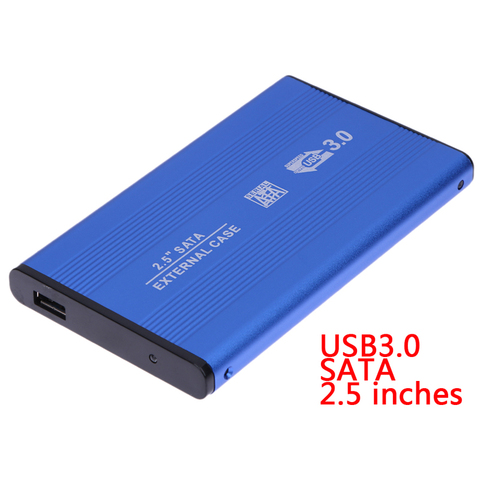 Чехол VKTECH для жесткого диска 2,5 дюйма SATA, чехол для жесткого диска Sata USB 3,0, внешний жесткий диск HDD, корпус для хранения SSD с кабелем USB 3,0 ► Фото 1/6