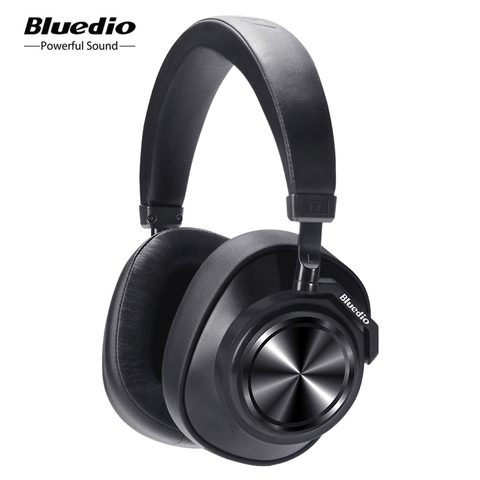 Bluedio T7 ANC, Bluetooth наушники, беспроводная гарнитура, 57 мм, привод, HIFI, Bluetooth наушники с микрофоном для телефона, музыки, спорта ► Фото 1/6