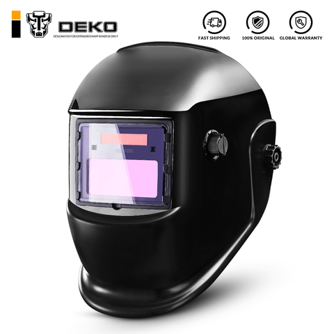 DEKO DKMZ350 Сварочная маска, Маска-шлем для сварки с автоматическим затемнением ► Фото 1/6