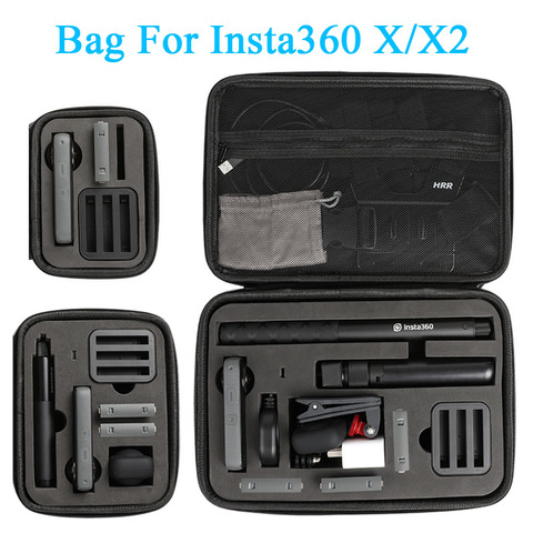 Чехол для хранения для Insta360 ONE X X2, сумка для переноски Insta 360, сумка для панорамной камеры, коробка для аксессуаров (большой, средний, маленьки... ► Фото 1/6