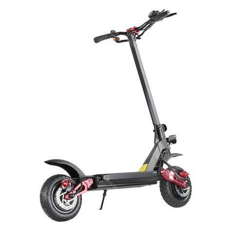 Электрический скутер Ecorider для взрослых, 60 в, два колеса, Электрический скутер с двойным мотором, 3600 Вт, 70 км/ч, складной электрический скутер ► Фото 1/6