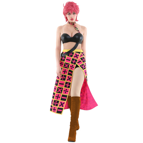 Trish Una Cosplay JoJos Необычные Приключения Косплей золотой ветер костюм ► Фото 1/4