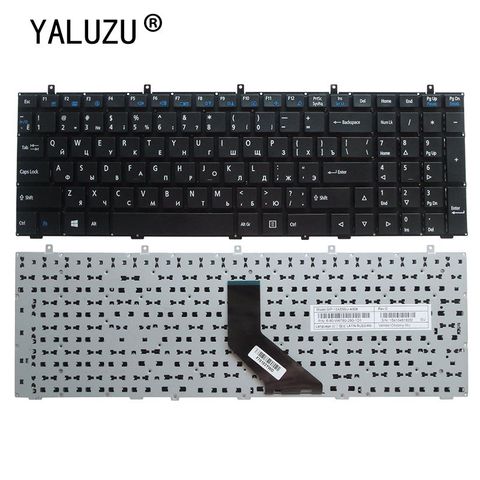 Новая русская клавиатура YALUZU для ноутбука CLEVO W370ET W350ET W370SK W350ST SK W355ST W370ST W355 W370 W670SC W670SR W350SS Русская клавиатура для ноутбука ► Фото 1/4