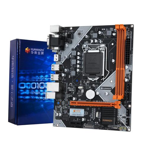 Материнская плата HUANANZHI H61 LGA1155 с VGA HDMI DVI выход ОЗУ DDR3 2 канала компьютер «сделай сам» комплексное решение 2 года гарантии ► Фото 1/4