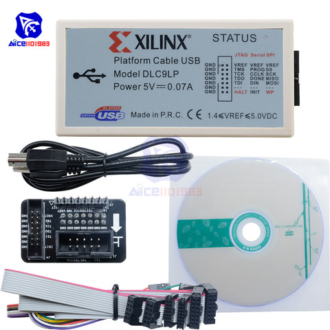 Платформа diymore XILINX с кабелем USB FPGA CPLD JTAG SPI, программатор отладки с кабелем USB Type-B ► Фото 1/6