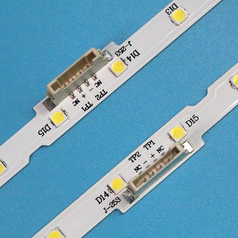 Новая светодиодная лента для подсветки Samsung UE43NU7100U aot_43 _ nu7100f UE43NU7120U UE43NU7170U, 2 шт., 28LED ► Фото 1/4