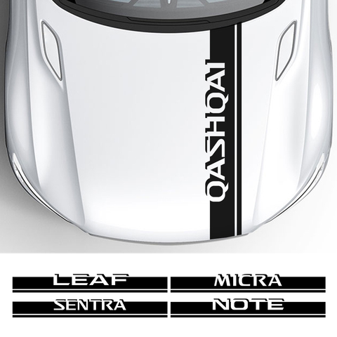 Накладка на капот автомобиля, для Nissan Qashqai J10 Leaf Micra Sentra Patrol Maxima X-Trail Note ► Фото 1/6