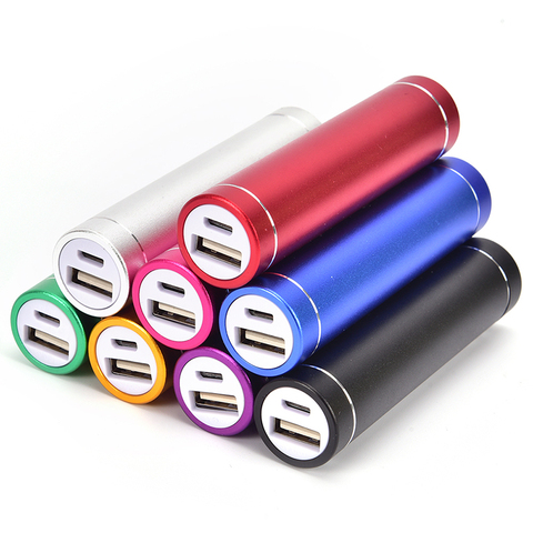 Портативный DIY 2600mAh Внешний USB банк питания коробка батарея 18650 батареи зарядное устройство для мобильного телефона (без батареи) ► Фото 1/6