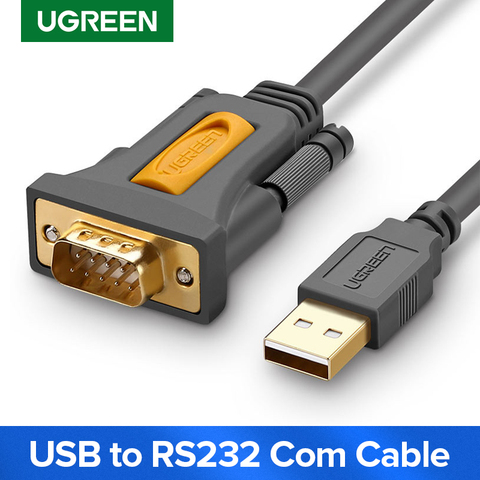 Ugreen USB к RS232 COM Порты и разъёмы Серийный PDA 9 DB9 Булавки Кабель-адаптер плодовитый PL2303 для Оконные рамы 7 8.1 XP vista Mac OS USB RS232 COM ► Фото 1/6