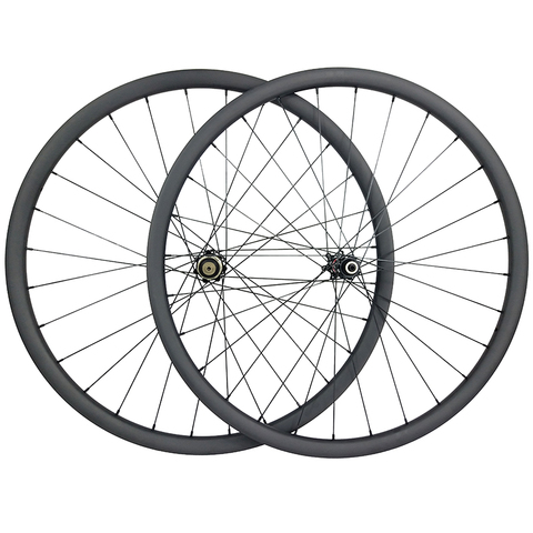 980g 26er MTB XC бескамерные карбоновые колеса, 24 мм, широкие, прямые, клинкер, молодежный, junior disc wheel set 9 мм QR 12X100 15X100 12X142 ► Фото 1/6
