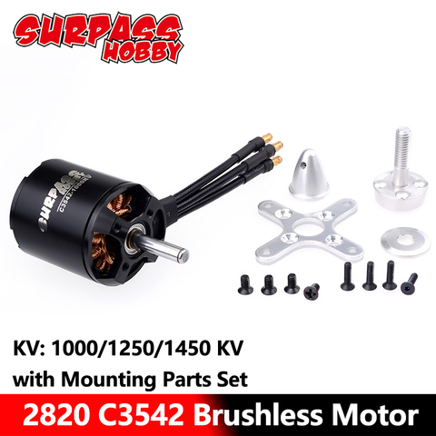 SURPASS HOBBY C3542 бесщеточный двигатель 2820(3542) кВ кв 14 полюсов для FPV самолета мультикоптера ► Фото 1/6