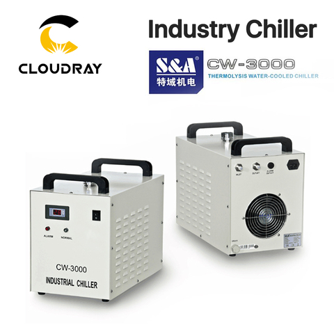 Промышленный водяной охладитель Cloudray S & A CW3000 для CO2 лазерной гравировальной режущей машины охлаждение 60 Вт 80 Вт лазерная трубка dg110в AG220V ► Фото 1/6