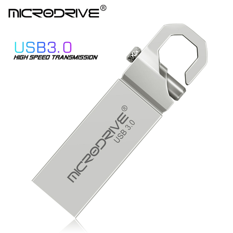 Горячая Распродажа, металлический флеш-накопитель USB 3,0, 8 ГБ, 16 ГБ, флеш-накопитель, 32 ГБ, 64 ГБ, 128 ГБ, карта памяти, USB 3,0, флеш-накопитель ► Фото 1/6