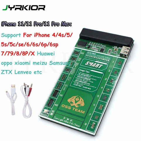 Тестер батарей Jyrkior для iPhone 11Pro MAX X XR XS MAX/Samsung, тестер зарядных устройств для активации печатных плат, цифровой дисплей ► Фото 1/5