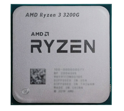 AMD Ryzen 3 3200G R3 3200G 3,6 ГГц четырехъядерный четырехпоточный процессор 65 Вт L3 = 4M YD320BC5M4MFH разъем AM4 ► Фото 1/1