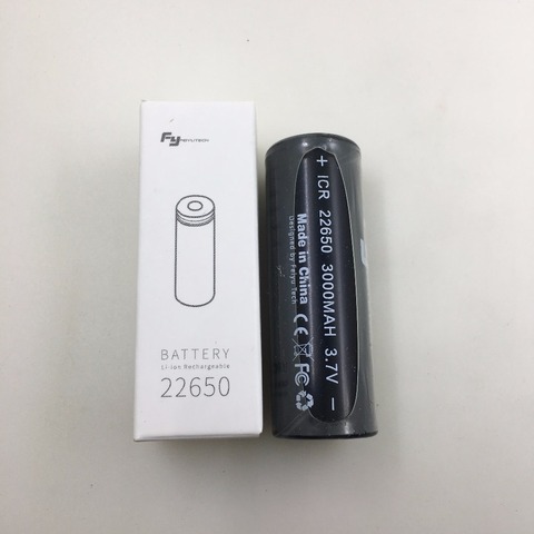 22650 3000 мАч аккумулятор + зарядное устройство для Feiyutech Fy Feiyu G5 SPG SPGLive Gimbal Handheld Stabilizer ► Фото 1/3
