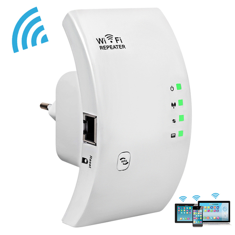 Беспроводной Wi-Fi ретранслятор 300 Мбит Мини сети Wi-Fi сигнала усилитель wifi домашние 2.4 г Wi-Fi Range Extender Booster 802.11N/b/ G репитер ► Фото 1/6