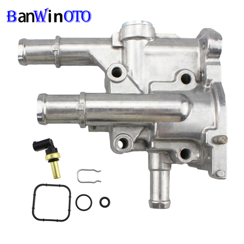 Алюминиевый автомобильный термостат для охлаждения двигателя, Крышка корпуса, датчик для Chevrolet Cruze Opel Zafira Astra Epica 96984103 96817255 ► Фото 1/6
