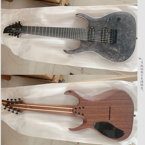 Электрическая гитара KSG logoed, 8 струн, бесплатная доставка, высокое качество, 8 струн, под заказ, гитара с шеей 5 plys, китайская электрическая гитара ► Фото 1/6