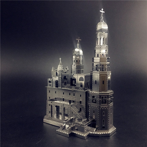 ММЗ модель nanyuan 3D металлическая головоломка Ivan The Great Bell Tower DIY Сборные наборы моделей лазерная резка Пазлы игрушка подарок для детей ► Фото 1/4