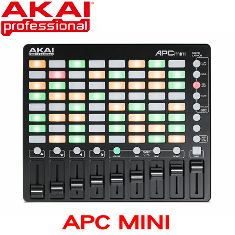 Akai Профессиональный APC Mini Compact Ableton live контроллер и Ableton Live загрузка в реальном времени (8x8 дюймов подсветка зажим пусковая сетка) ► Фото 1/6