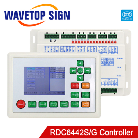 Лазерный контроллер Ruida RDC6442G Co2 DSP, используется для лазерной лампы Co2 гравировальная и режущая машина 6442 6442G RDC6442S ► Фото 1/6
