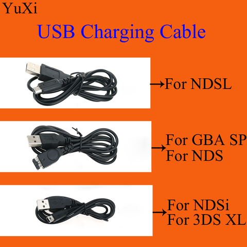 Зарядный кабель YuXi USB, провод для Nintendo DS Lite DSL NDSL NDSi NDS GBA SP для контроллера 3DS XL ► Фото 1/1
