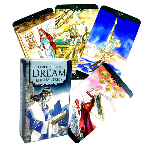 Карта Tarot Of The Dream Enchantress с руководством в формате PDF, настольная игра на английском языке для индивидуального использования, гадания ► Фото 1/6