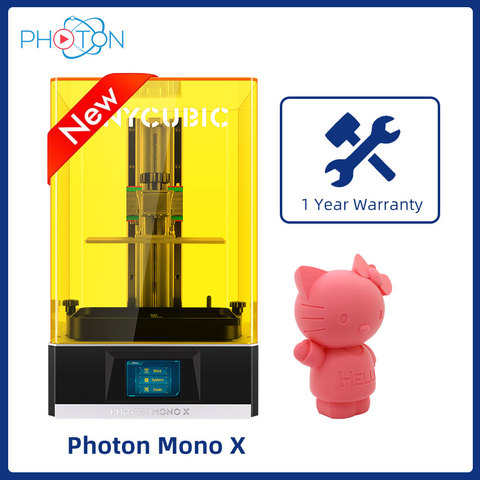 Монохромный 3D-принтер Anycubic Photon Mono X 8,9 ''4k, большой размер печати, 192*120*245 мм, поддержка приложения, пульт дистанционного управления ► Фото 1/6