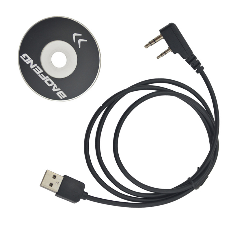 Цифровой USB Кабель для программирования, для Baofeng, с драйвером CD, новый и высококачественный ► Фото 1/5