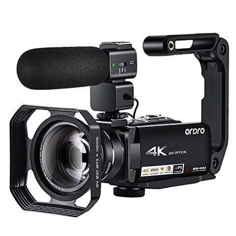 Видеокамера 4K Vlogging Camera Ordro AC7 10X оптический зум Camaras Filmadora для YouTube Blogger ► Фото 1/6